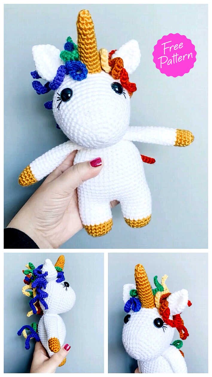 15 Unique Amigurumi Unicorn Patterns - Penguin Hobbies