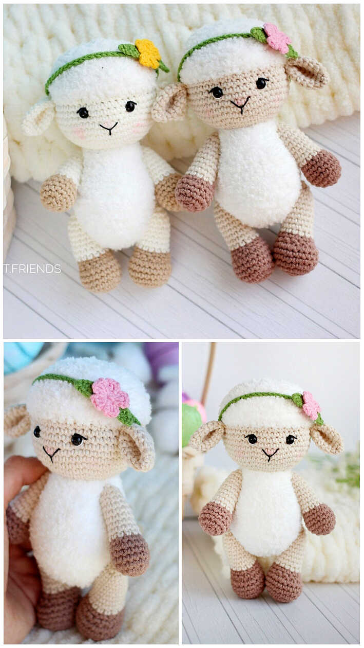 Amigurumi Cute Lamb Crochet Patterns - Penguin Hobbies