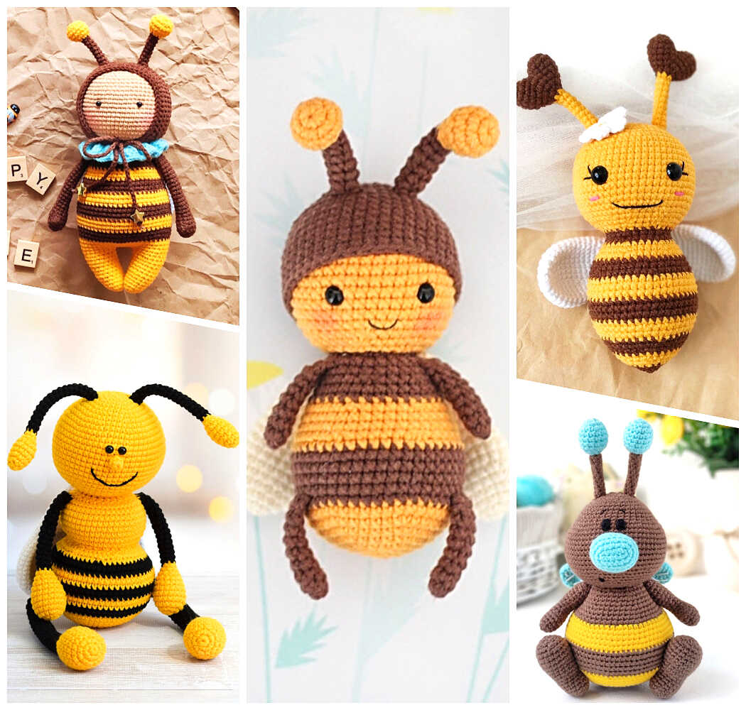 TikTok Bee Crochet Pattern In Sizes Crafting Happiness