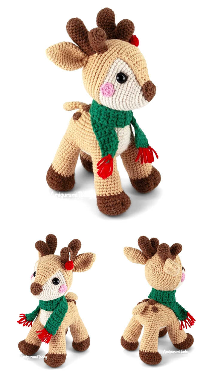 The Cutest Crochet Deer Amigurumi Patterns - Penguin Hobbies