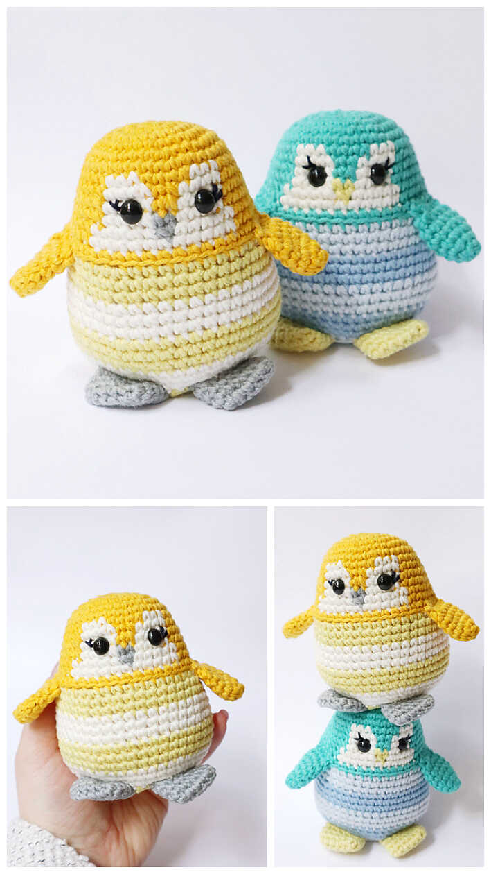 Cora the Little Penguin Crochet Pattern PDF Instant DIY Amigurumi