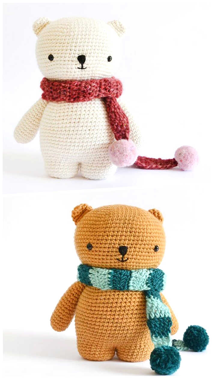 Amigurumi Bear Crochet Free Patterns You'll Love - Penguin Hobbies