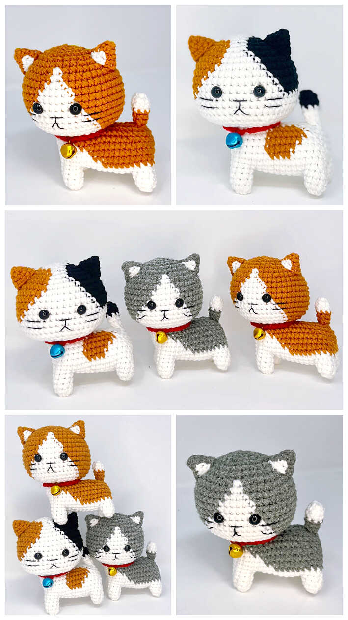 Cute Amigurumi Cat Crochet Patterns - Penguin Hobbies