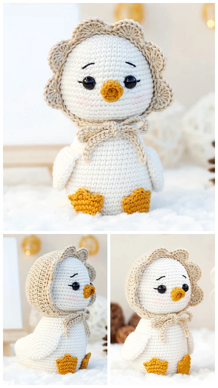 Crochet Chunky Duck Amigurumi Pattern 