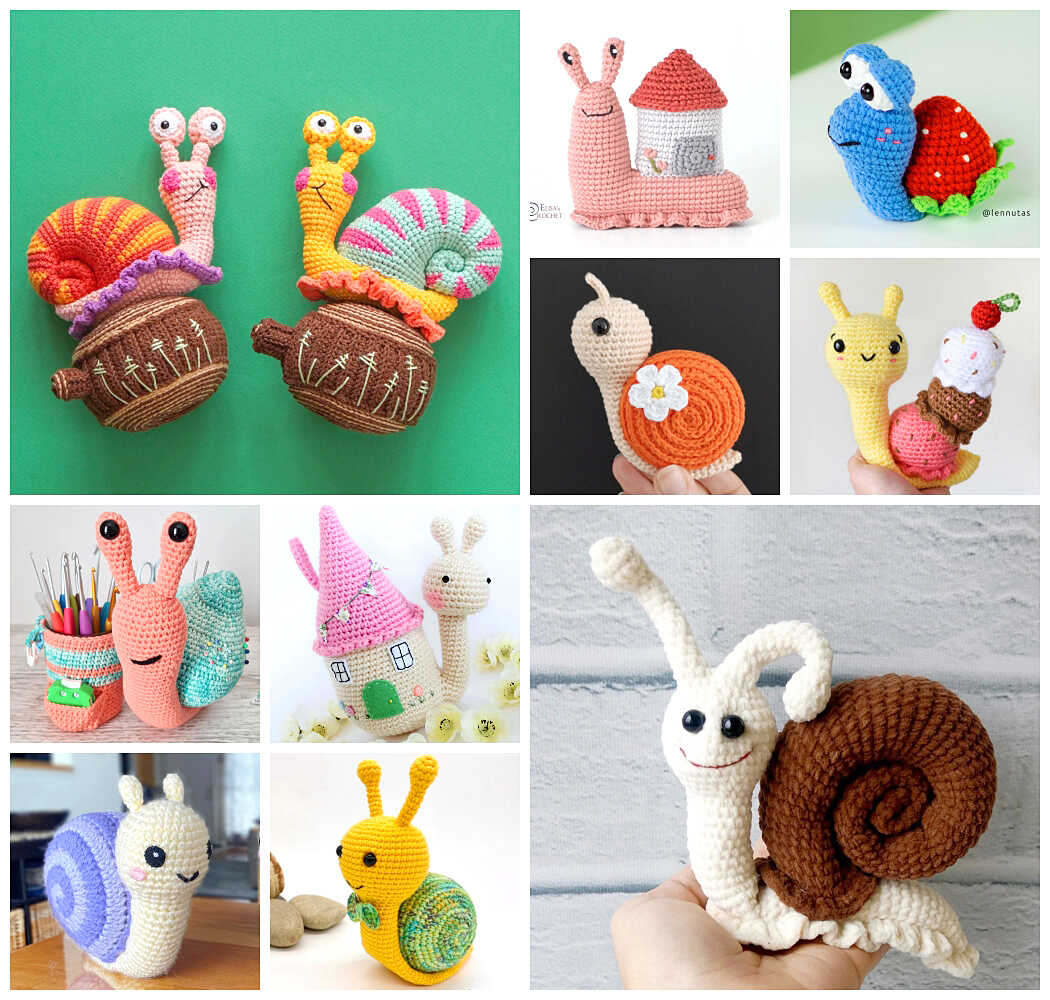 Amigurumi Snail Free Crochet Pattern - Free Crochet Patterns