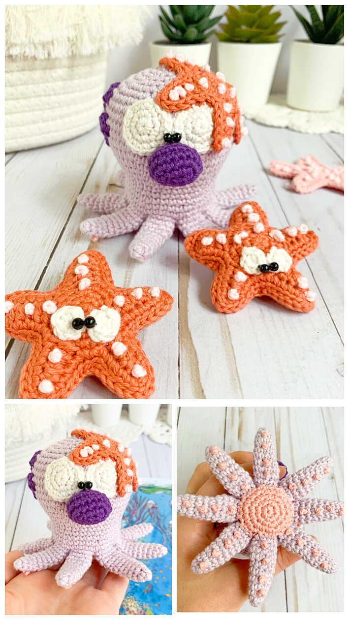 Crochet seal pattern, NO SEW crochet plush pattern, amigurumi sea animal  Crochet pattern by AmigurumiJoys