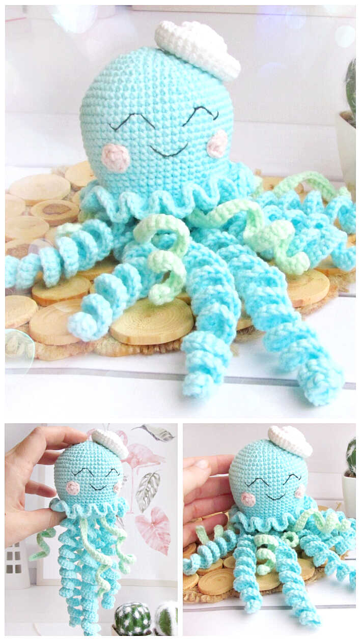 Cutest Amigurumi Octopus Crochet Patterns - Penguin Hobbies