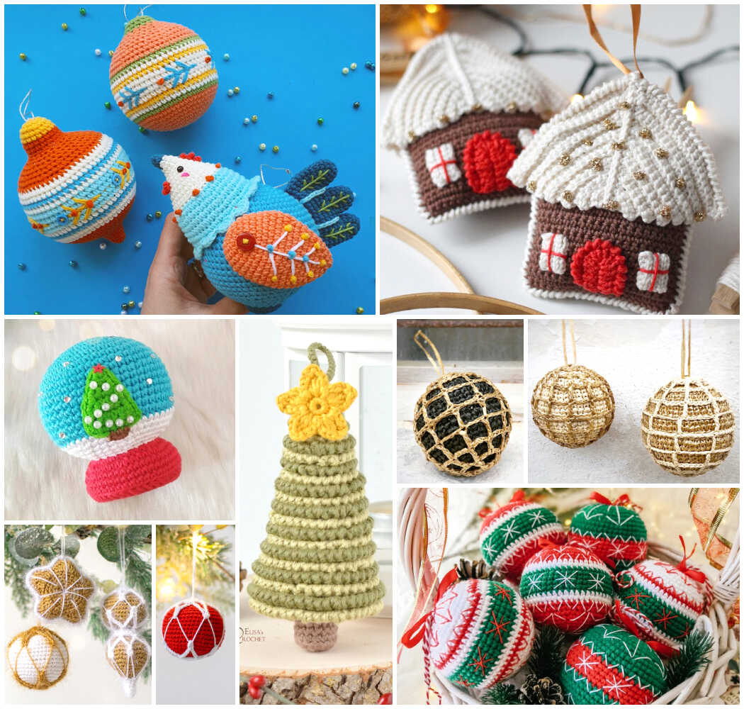 The Best Crochet Christmas Ornament Patterns - P E N G U I N • H O B B ...