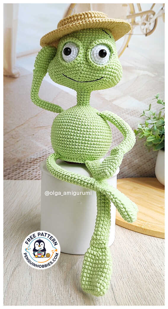 Amigurumi frog free pattern