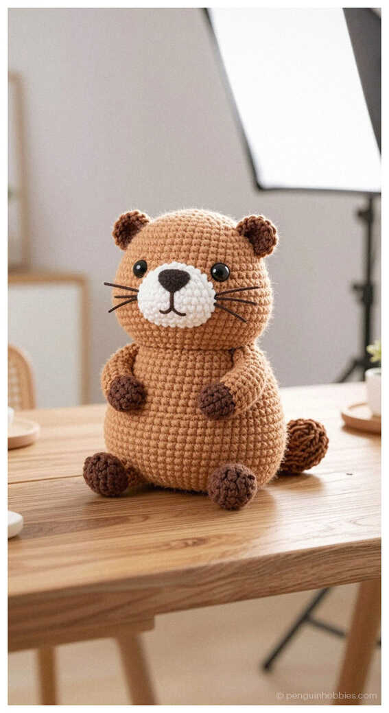 Low Sew Amigurumi Pattern: Creative beaver inspiration for high-profit sales at local craft markets.