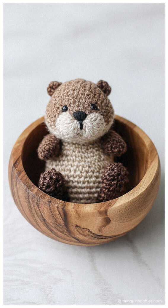 No Sew Amigurumi: Modern beaver crochet inspiration, focusing on ease of assembly and profit.