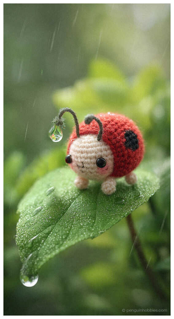 A conceptual visualization focusing on the high-definition textures of a crocheted insect. This stylistic reference highlights the precision of modern amigurumi techniques. We present this preview as a guide for your next artistic needlework project.