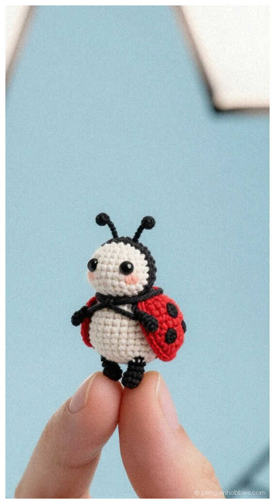 An aesthetic visualization showing the delightful details of a handmade-style insect character. We present this high-quality stylistic reference to spark new ideas for your next crafting session. This preview is meant to guide your creative journey in the world of crochet.